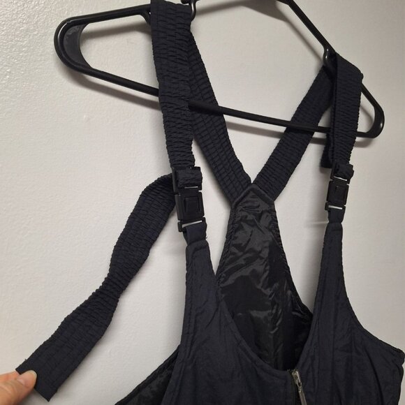 Sno Tools Snow Pants Bibs Ladies Womens 14 Black Boarding Ski Sledding Winter - Picture 4 of 12